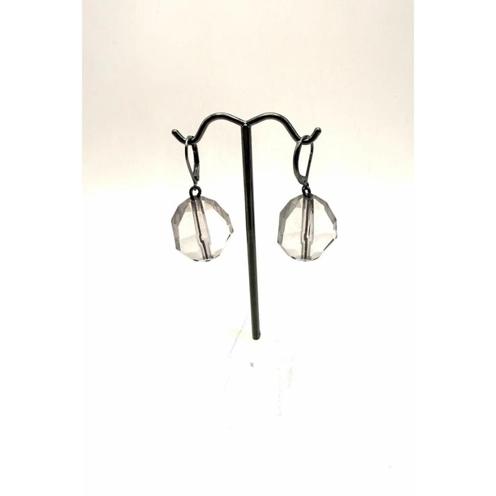 Fashion Drop Earrings Gray